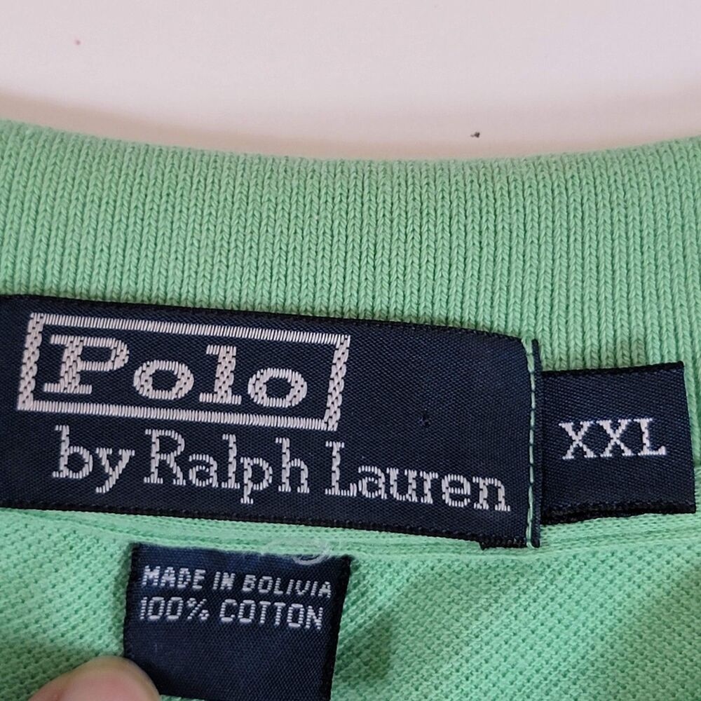 Polo by Ralph Lauren Lime Green XXL Pony - Picture 5 of 5